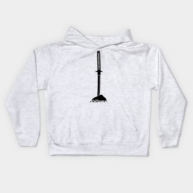 By The Sword - Katana Kids Hoodie by AngoldArts